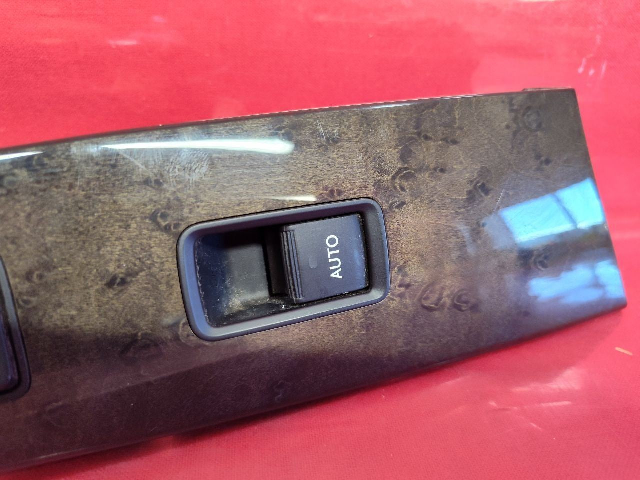 2010-2013 Lexus IS250 IS350 Front Right Passenger Window Switch Woodgrain Bezel