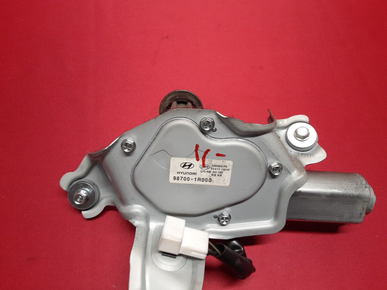 2012 - 2017 Hyundai Accent REAR Hatch Window Wiper Motor 	98700-1R000