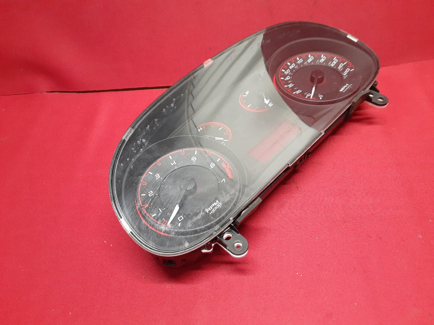 2014 Dodge Dart L4 Speedometer Instrument Cluster MPH Red Trim 68242388AB