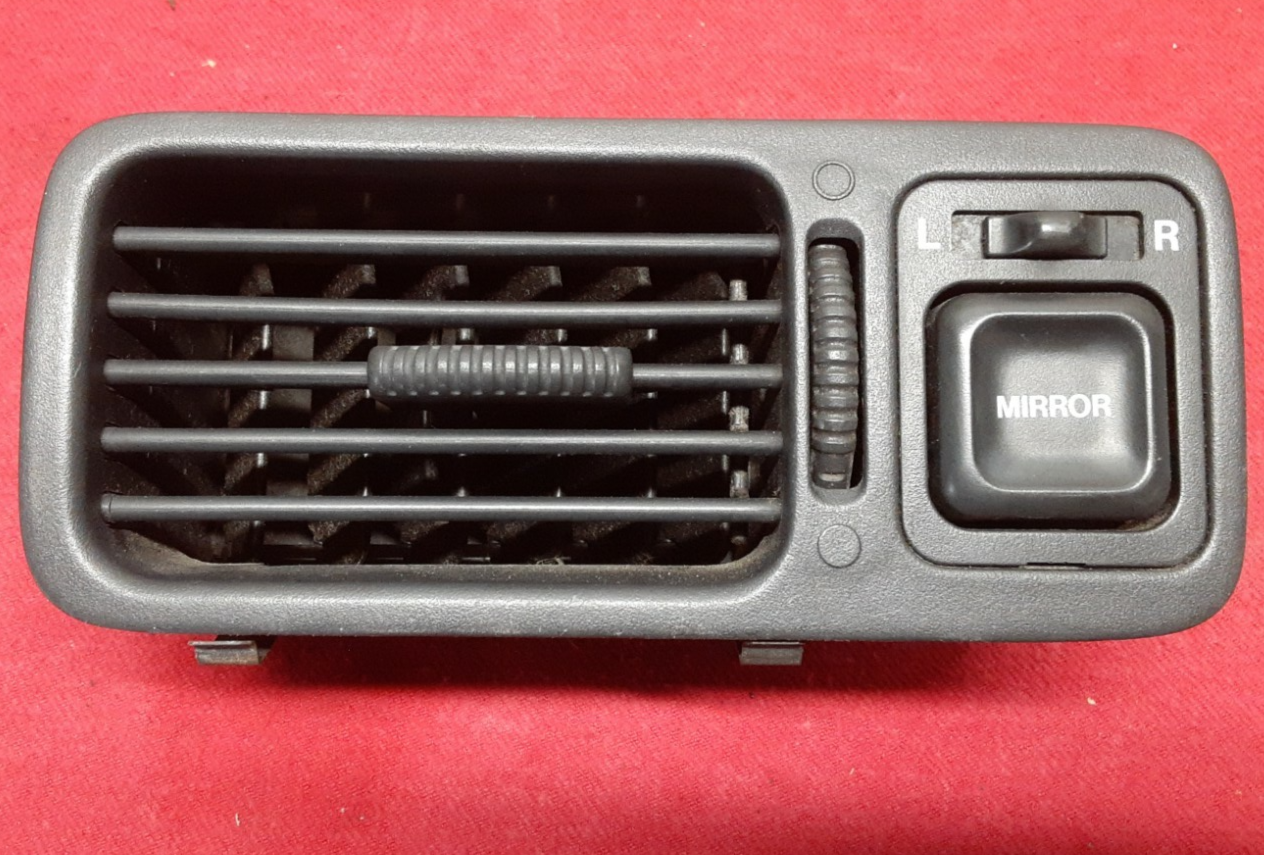 1999 2000 2001 Honda CR-V CRV Classy Gray Dash Vent Bezel Mirror Adjust Switch