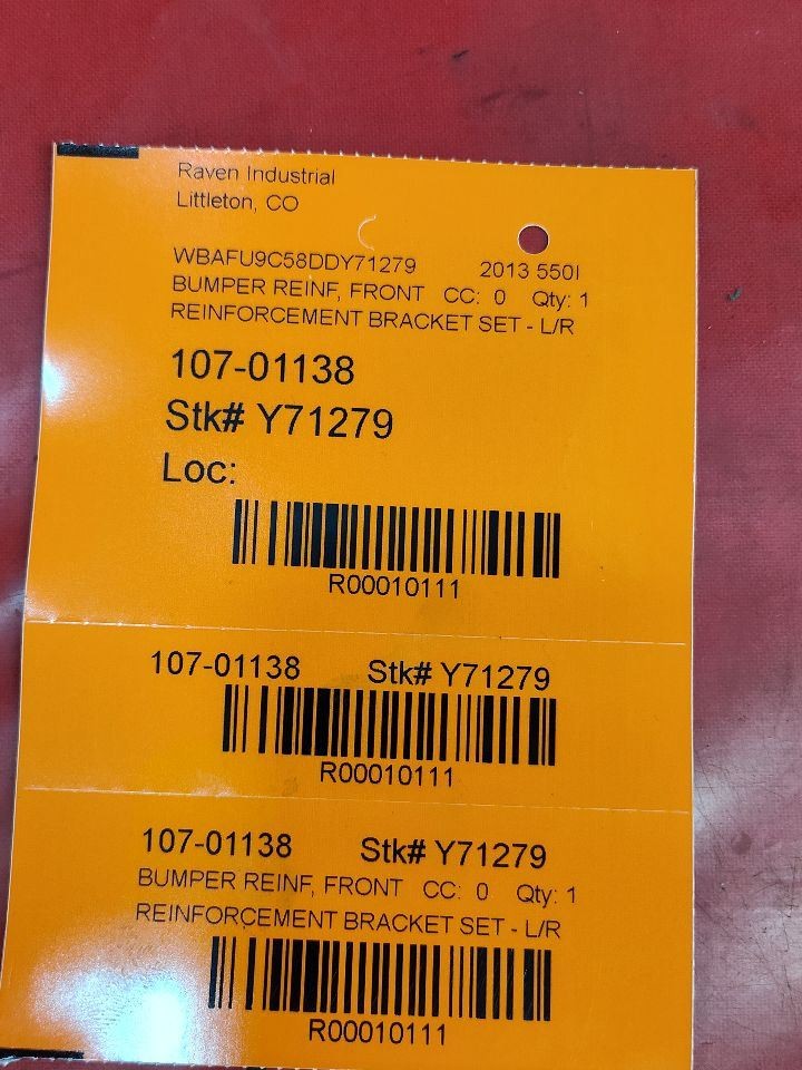 2010-2016 BMW 528i 535d 535i 550i Front Bumper Reinforcement Bar BRACETS Set