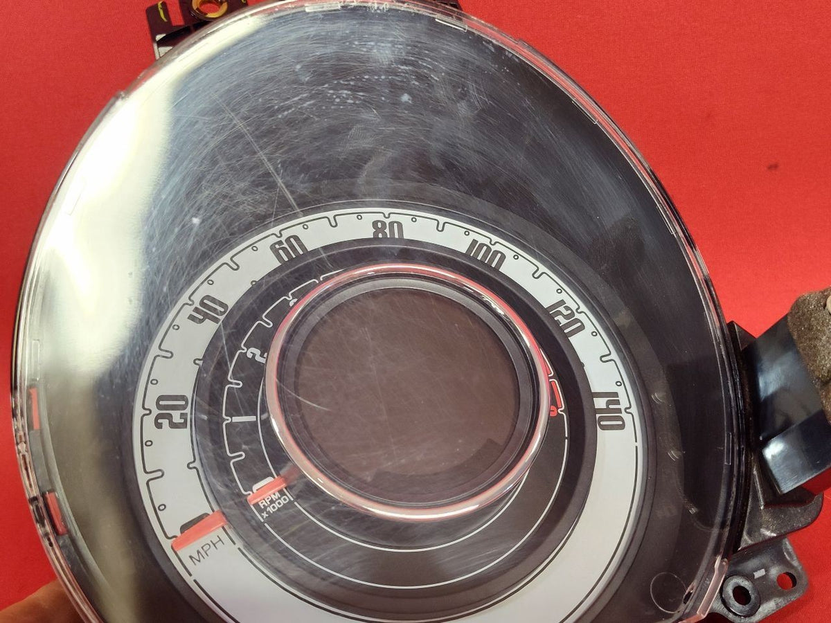 2013 Fiat 500 1.4L Speedometer Instrument Cluster MANUAL TRANSMISSION / MPH