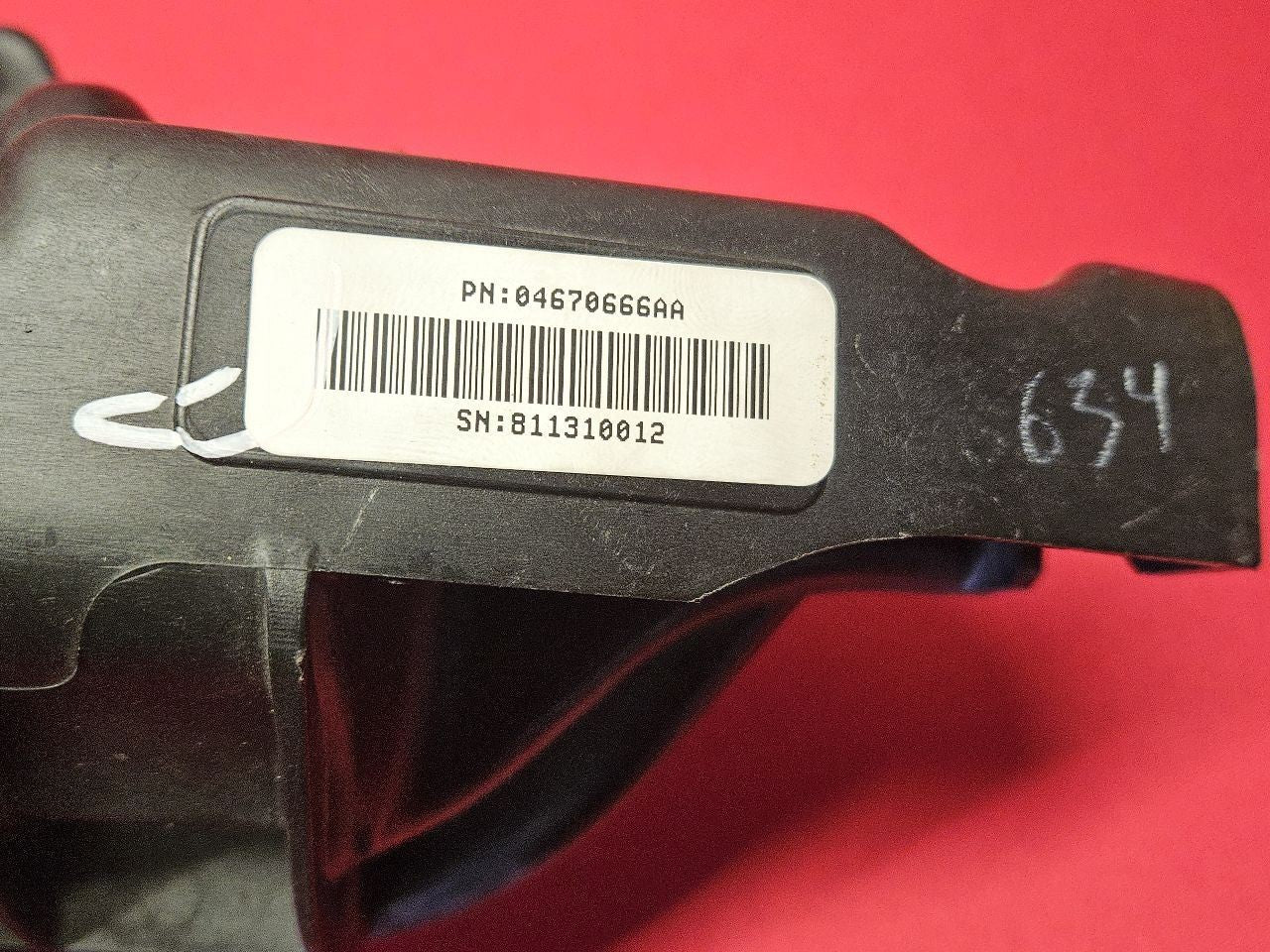 2015-2019 Fiat 500 6-Spd Aisin Auto Transmission Gear Selector Lever Knob SET