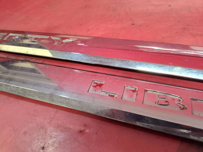 2008-2012 Jeep Liberty Exterior Door Panel Silver Chrome Trim Molding Strip Set