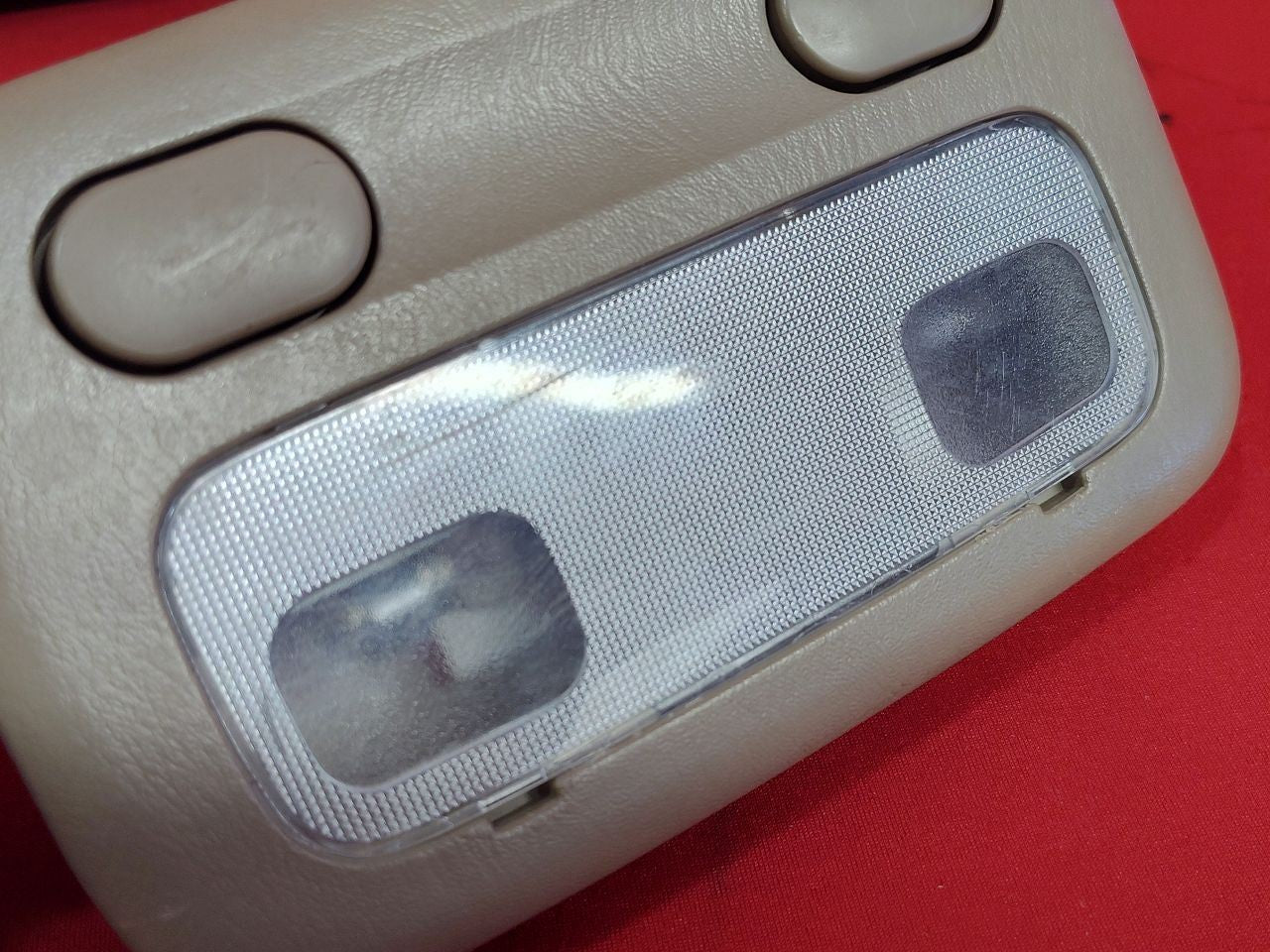 2000 2001 Nissan Maxima Roof Map Sunglass Console Dome Light SET Beige