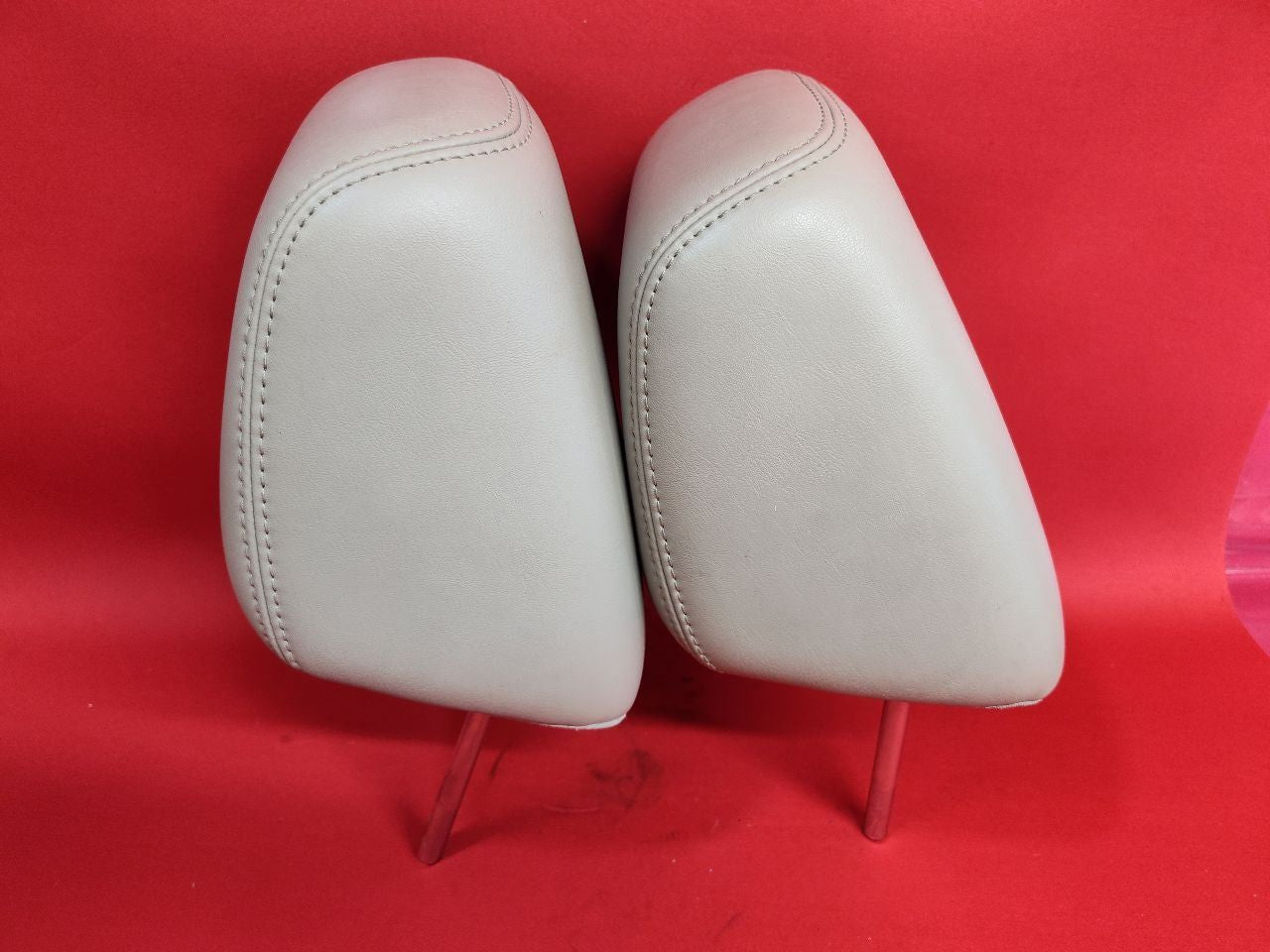 2011-2014 Chrysler 300 Front Left Right Seat Headrest Tan Frost Beige Leather