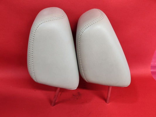 2011-2014 Chrysler 300 Front Left Right Seat Headrest Tan Frost Beige Leather