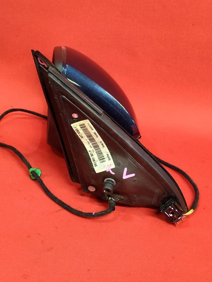 2009-2018 VW Tiguan LEFT DRIVER Door Wing Mirror Heated Z2Z2 Night Blue