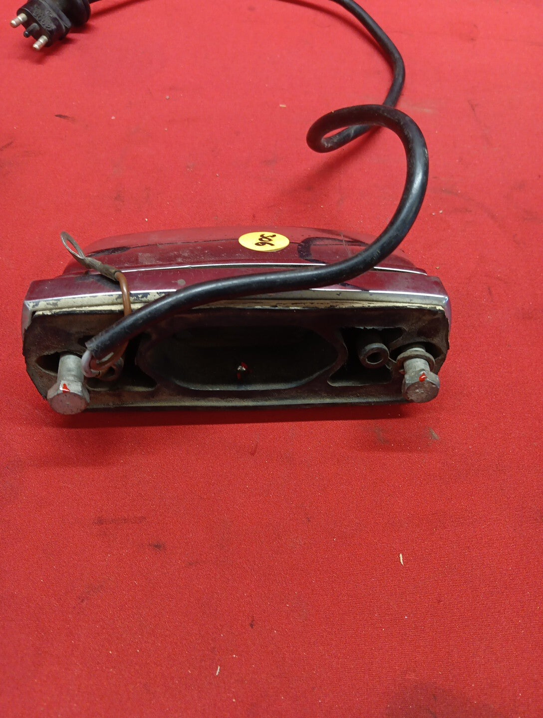 Mercedes-Benz Heela K2810 Rear License Plate Light Assembly CHROME OEM