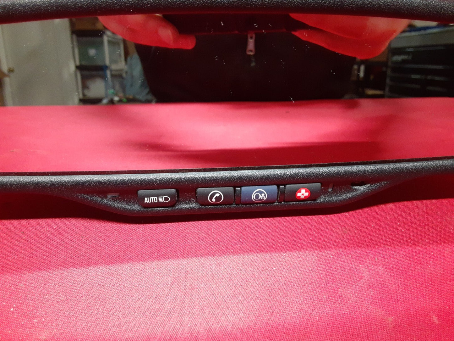 2007 2008 GMC Chevy Cadillac Rearview Mirror AUTODIM ONSTAR COMPASS 15139492