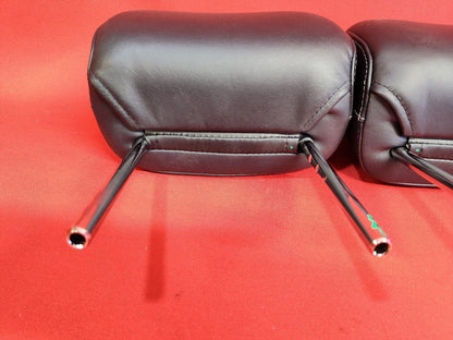 2011 Lexus IS250 IS350 FRONT Left Right Headrest Set Black Leather Grade A