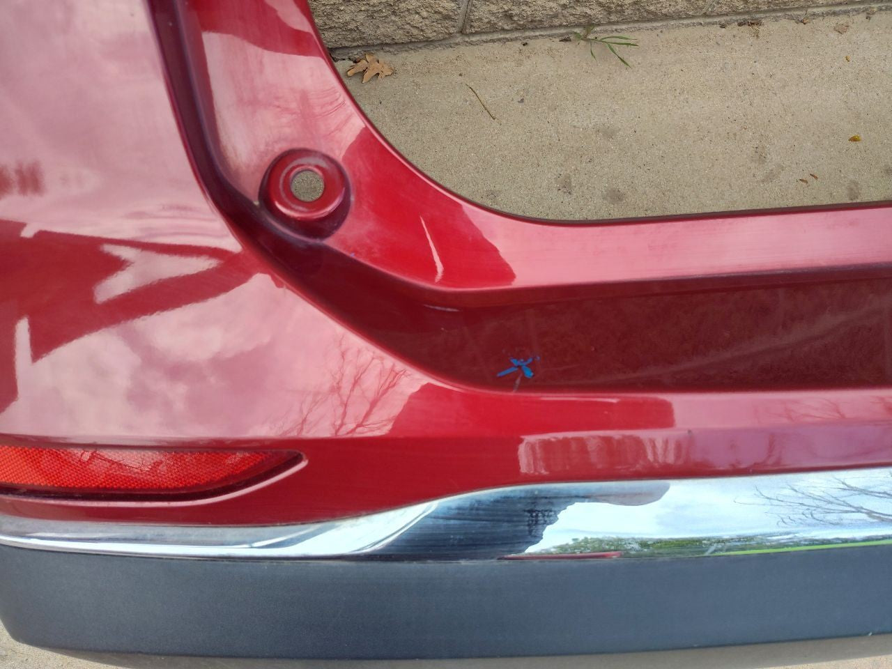2018-2021 Chevy Equinox REAR Bumper Cover Upper / Lower 434B Glory Red Grade A