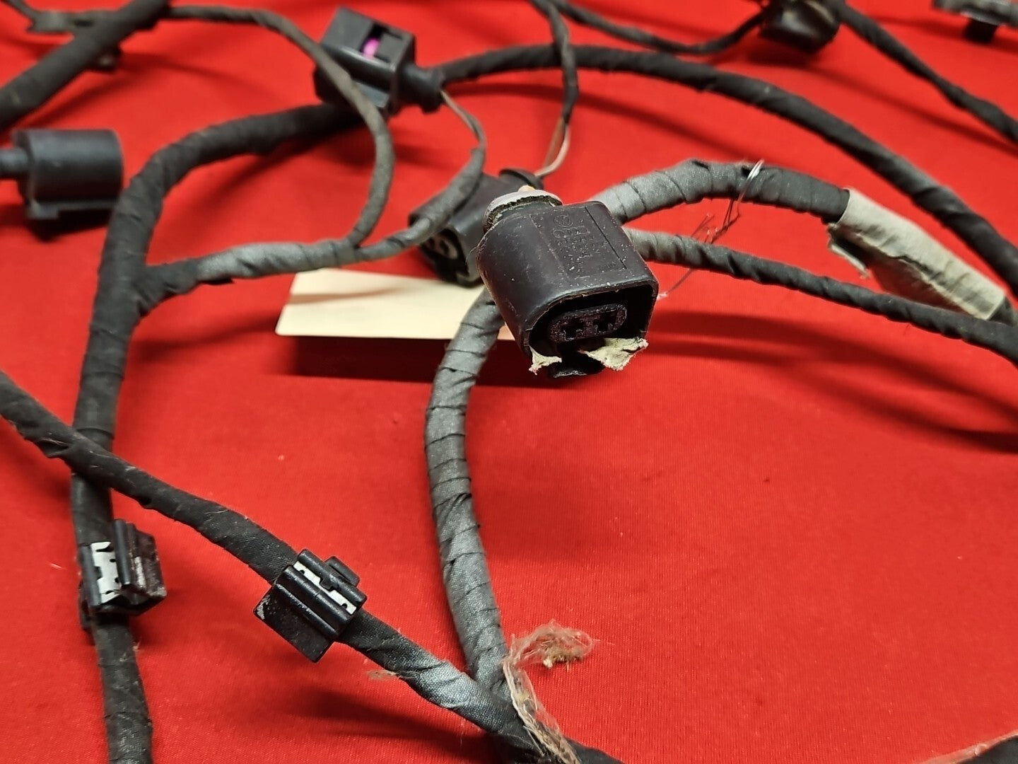 2007 2008 2009 Audi Q7 Front Bumper Basic Wiring Harness 4L0-971-095-C