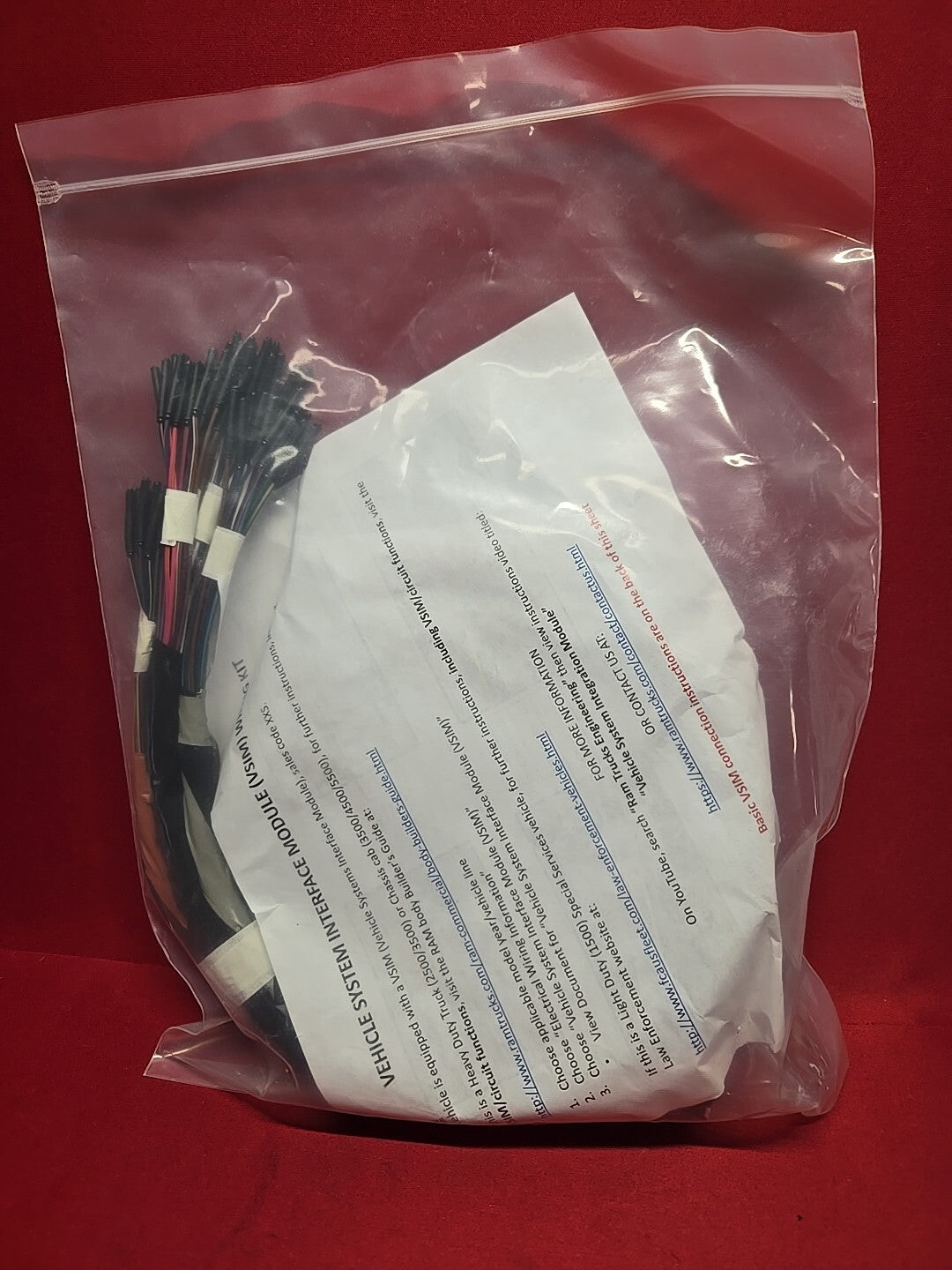 2021 - 2024 Mopar Ram Truck Vehicle System Jumper Wiring Kit 68361228AC