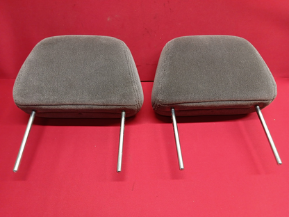 2002 - 2005 Chevy Chevrolet Malibu & Classic FRONT Headrest Set Pewter Cloth