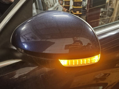 2009-2018 VW Tiguan LEFT DRIVER Door Wing Mirror Heated Z2Z2 Night Blue