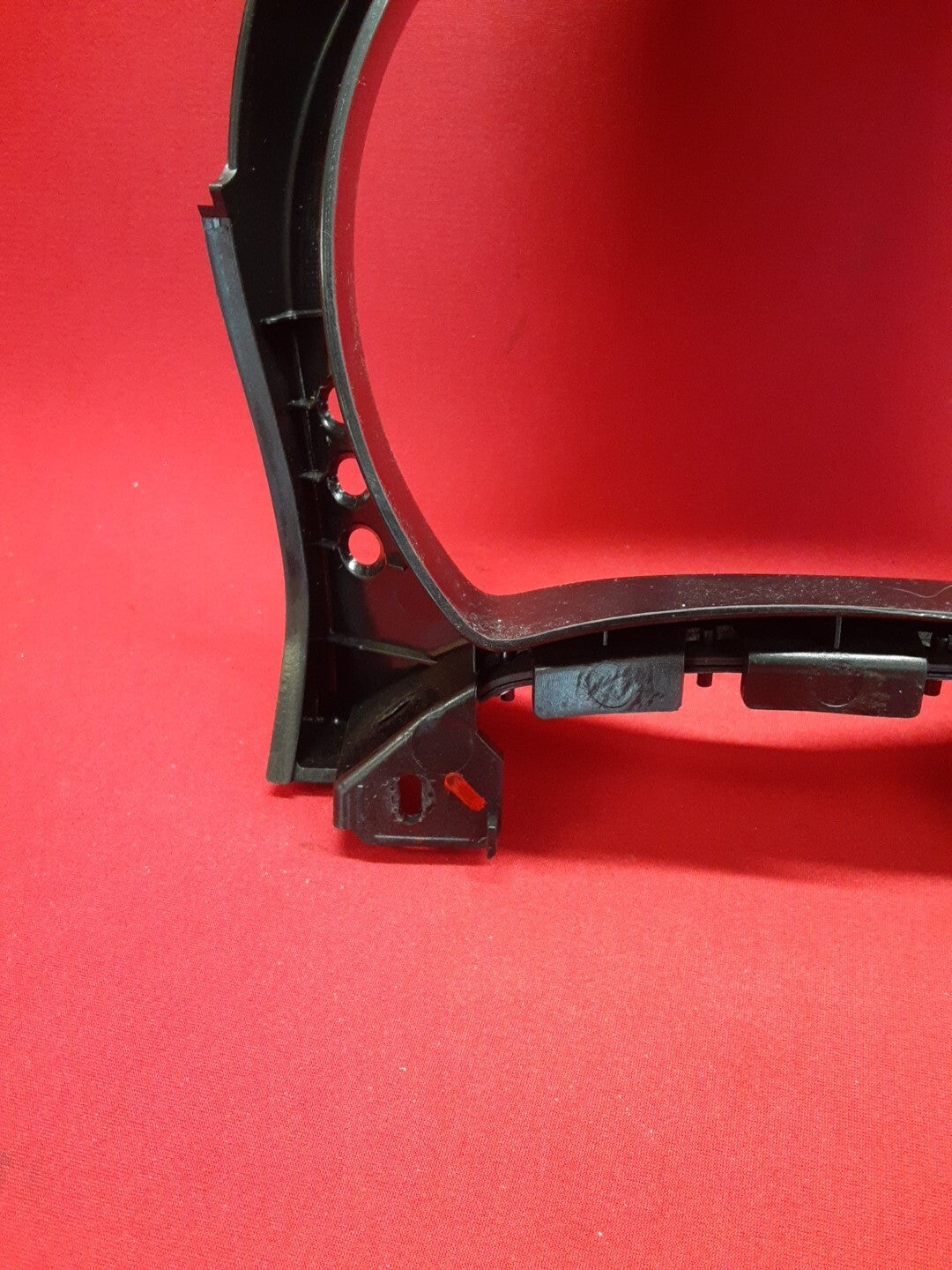 2012 - 2019 Fiat 500 / Fiat 500e Instrument Cluster Bezel Trim Black 5LD86JXWAB