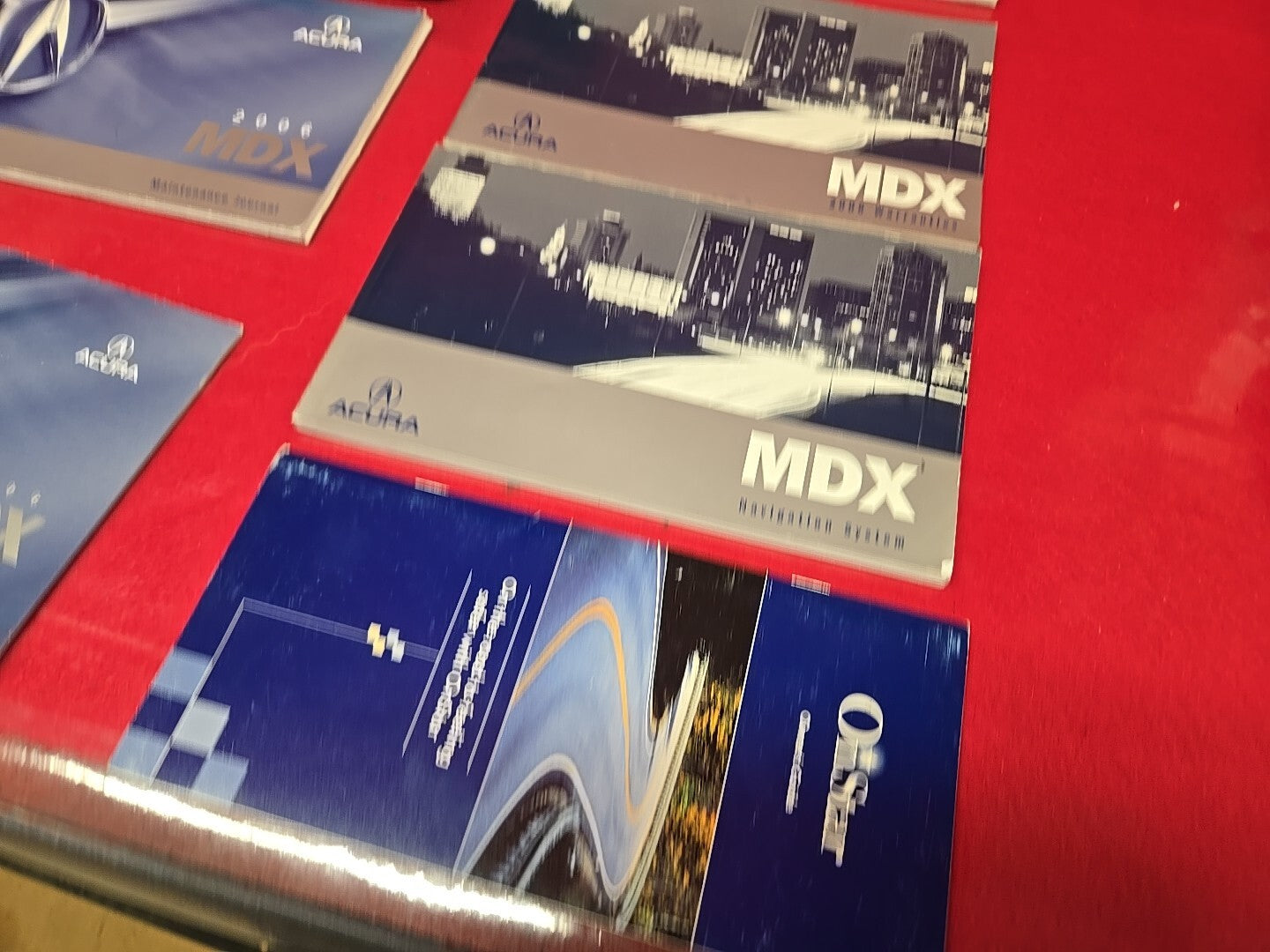 2006 Acura MDX Owner's / OnStar / Maintenace Manual W/ Navigation DVD 13pc. Set