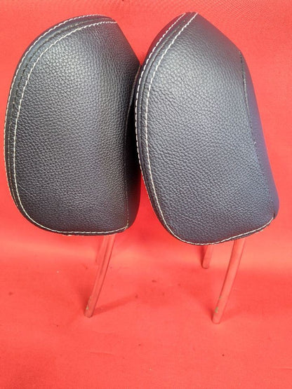 2012-2016 Subaru Crosstrek / Impreza FRONT Seat Headrest Black Leather SET