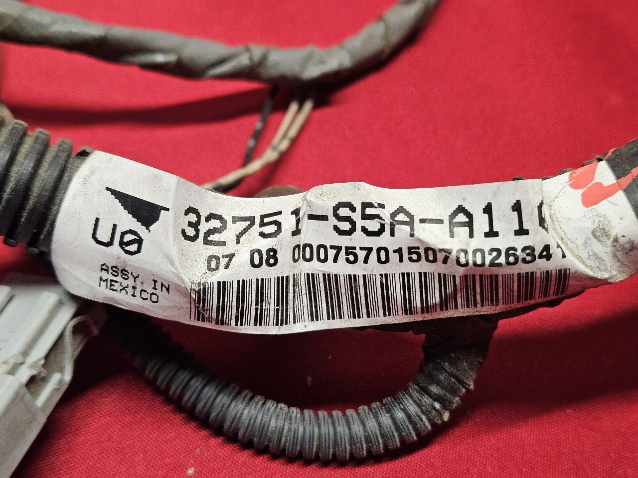 2005 Honda Civic Sedan FRONT LEFT DRIVER Door Wiring Harness Jumper Complete