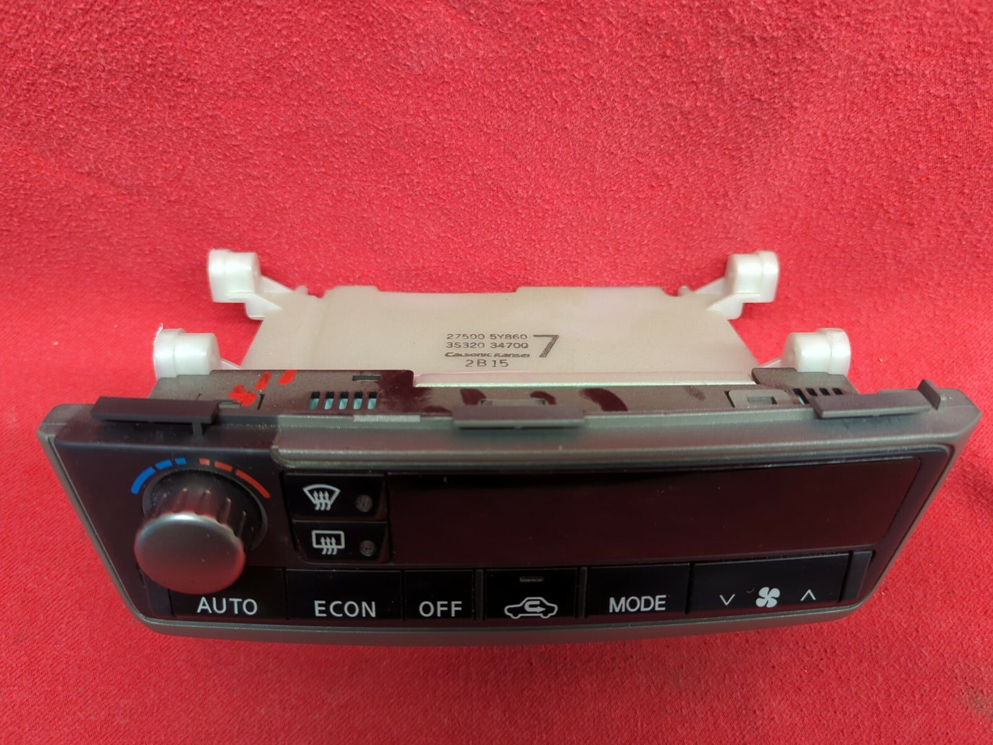 2002 2003 2004 Infiniti I35 Instrument Panel Hvac A/C Heat Climate Control Unit