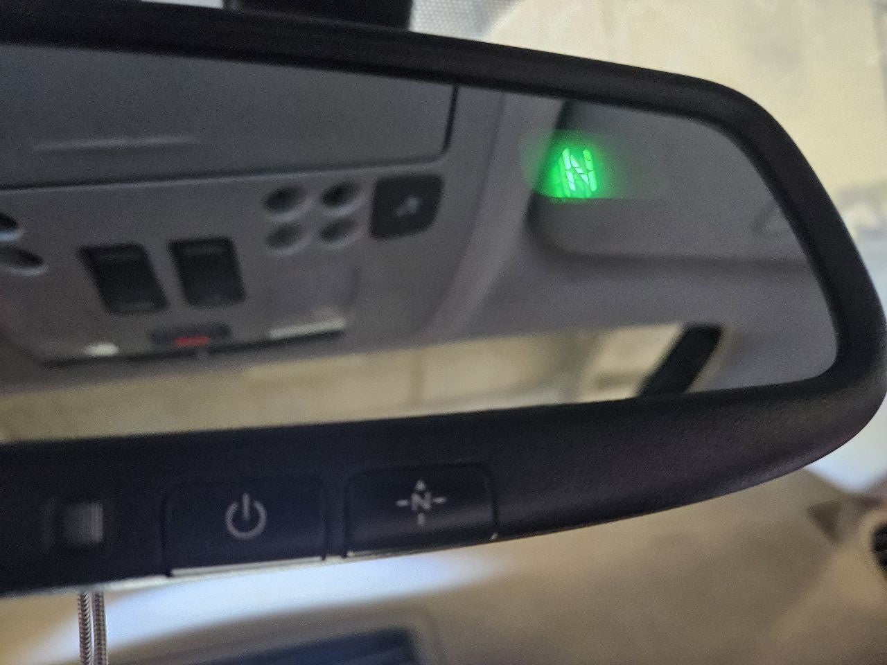 2010 2011 Lexus Sedan Interior Rearview Mirror w/ Homelink & Compass Black