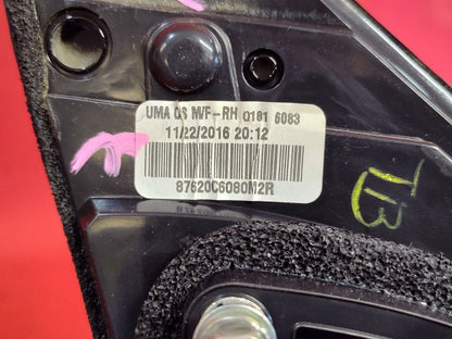 2016-2020 Kia Sorento RIGHT PASSENGER Door Wing Mirror M2R Sangria Red Metallic