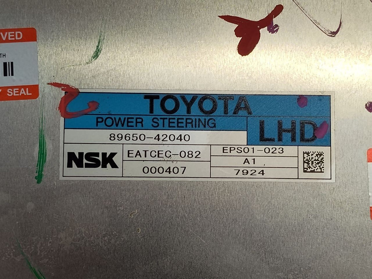 2006-2008 Toyota Rav4 Japan Built Power Steering Control Module 89650-42040