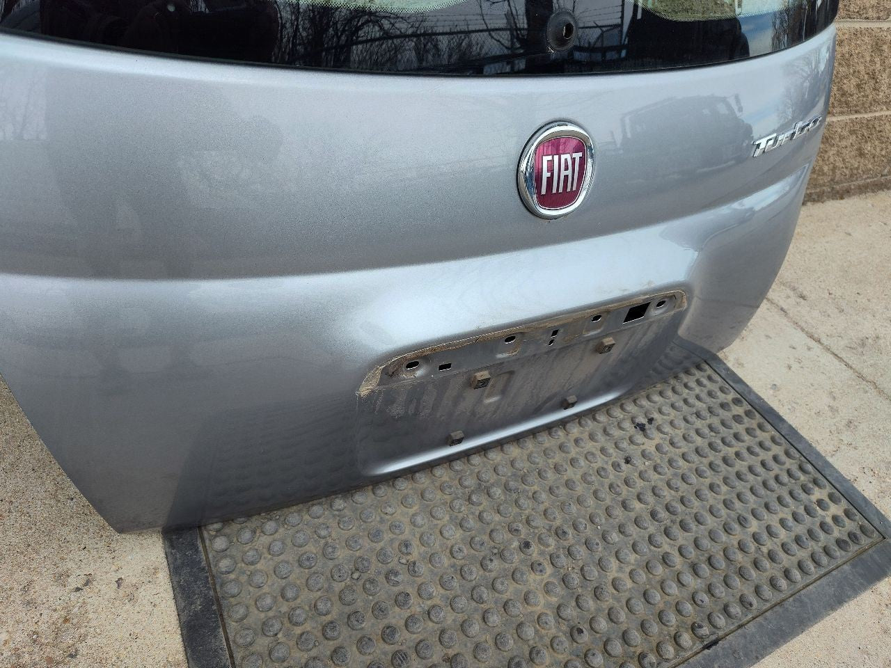 2018 2019 Fiat 500 Liftgate Tailgate Hatch w/ SPORT Spoiler PSC Pompei Silver