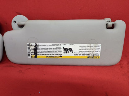 2013-2016 Chevy Spark + EV Sun Visor Shade Left Right Set Light Titanium Grey