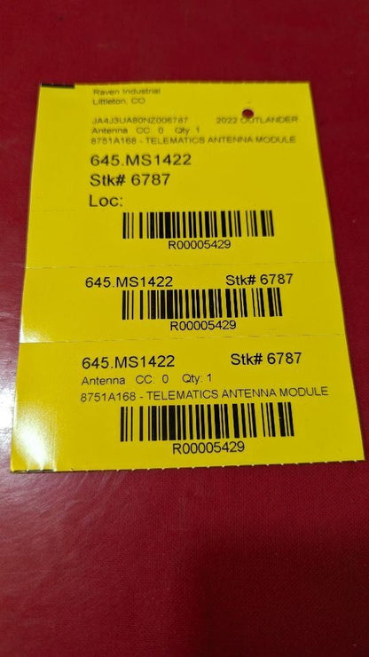 2022-2024 Mitsubishi Outlander GPS Navigation Telematics Module Antenna 8751A168
