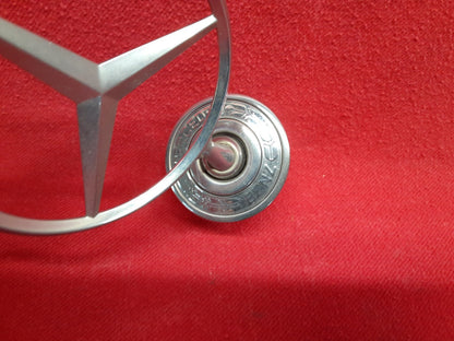 1994 - 2007 Mercedes Various Models Hood Ornament Emblem Logo Star Silver Band