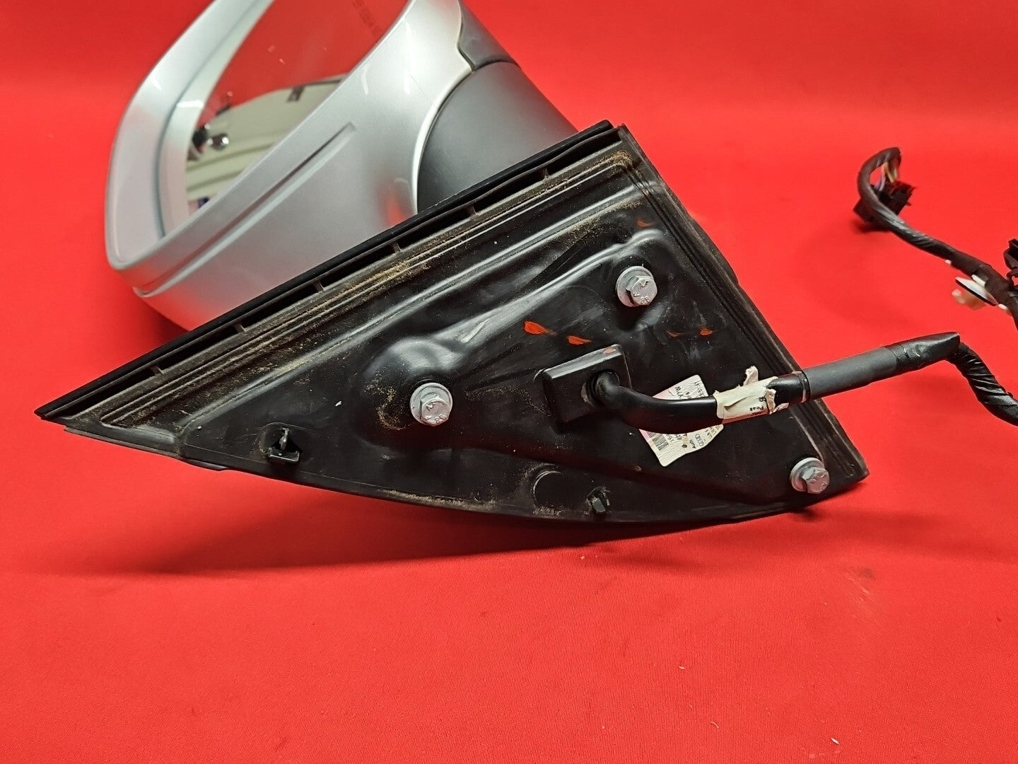 2007 - 2010 Audi Q7 Right Passenger Door Mirror w/ Mem, Lane, Fold - LY7W Silver