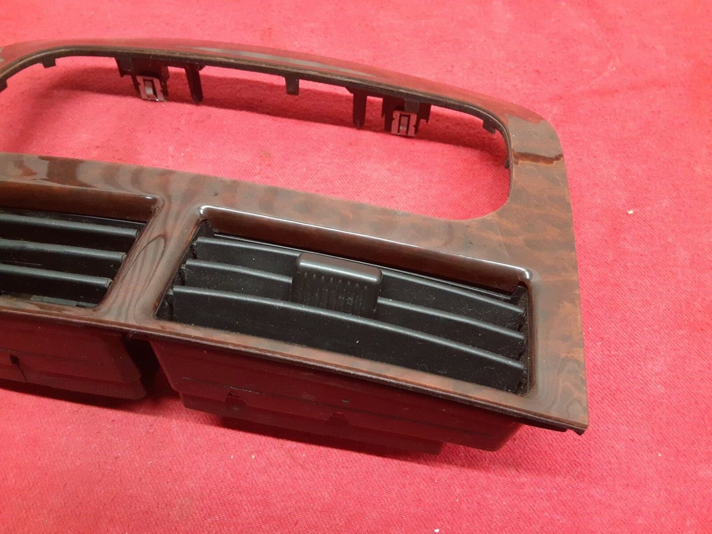 2002 2003 2004 Jeep Grand Cherokee OVERLAND Redwood Wood Burl Radio Vent Bezel
