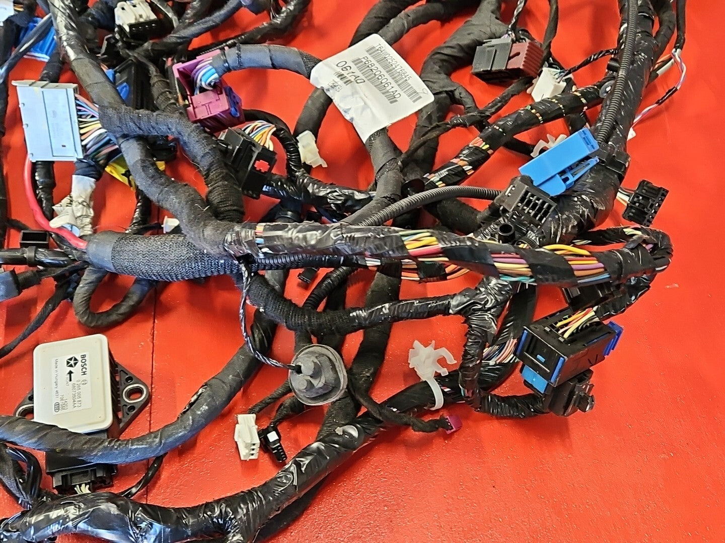 Fiat 500E ELECTRIC ONLY Body Wiring Harness - 68206061AE OEM - Complete no Cuts