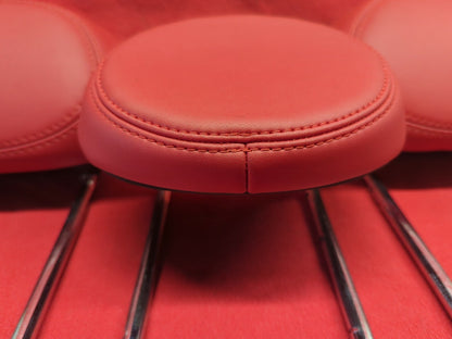 2016 Fiat 500x EASY Red Leather REAR Left/ Right/ Center Headrest Head Rest SET