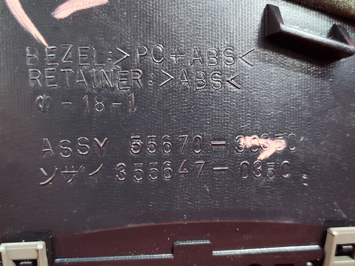1998-2005 Lexus GS300 / 01-05 GS430 Left Right Dash Air Vent Register SET