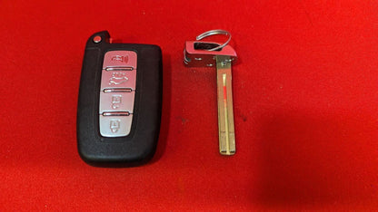 2011-2015 Hyundai Sonata w/ Hybrid Key Fob Transmitter w/ BLANK DOOR KEY