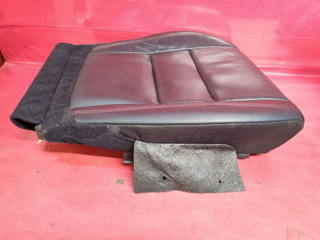 2016-2026 Durango 16-22 Grand Cherokee LEFT DRIVER Lower Seat Cushion RED Stitch