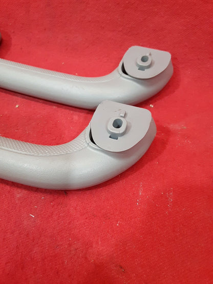 2003 Subaru Outback Legacy Grab Handles Set of 2 Grey Plastic Textured