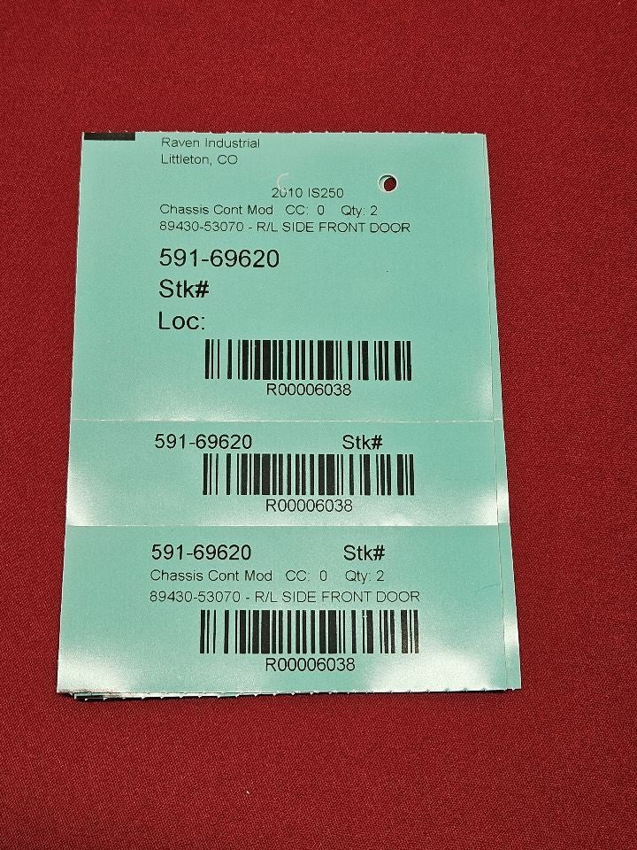 2009-2013 Lexus IS250 IS350 Door Wing Mirror MEMORY Control Module 89430-53070