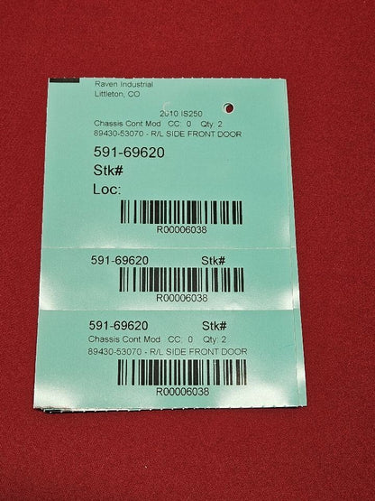 2009-2013 Lexus IS250 IS350 Door Wing Mirror MEMORY Control Module 89430-53070