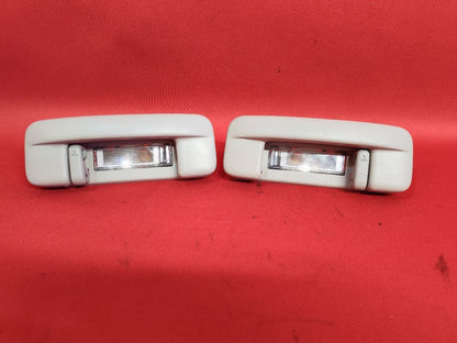 2005-2010 Jeep Grand Cherokee REAR Roof Headliner Grab Handle w/ Lights Grey