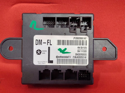 2007-2020 Chrysler Dodge Jeep FRONT LEFT DRIVER Door Control Module 05026861AE