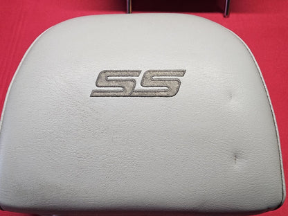 2006-2008 Chevy Impala SS Front Left Right Headrest Leather Light Grey Titanium
