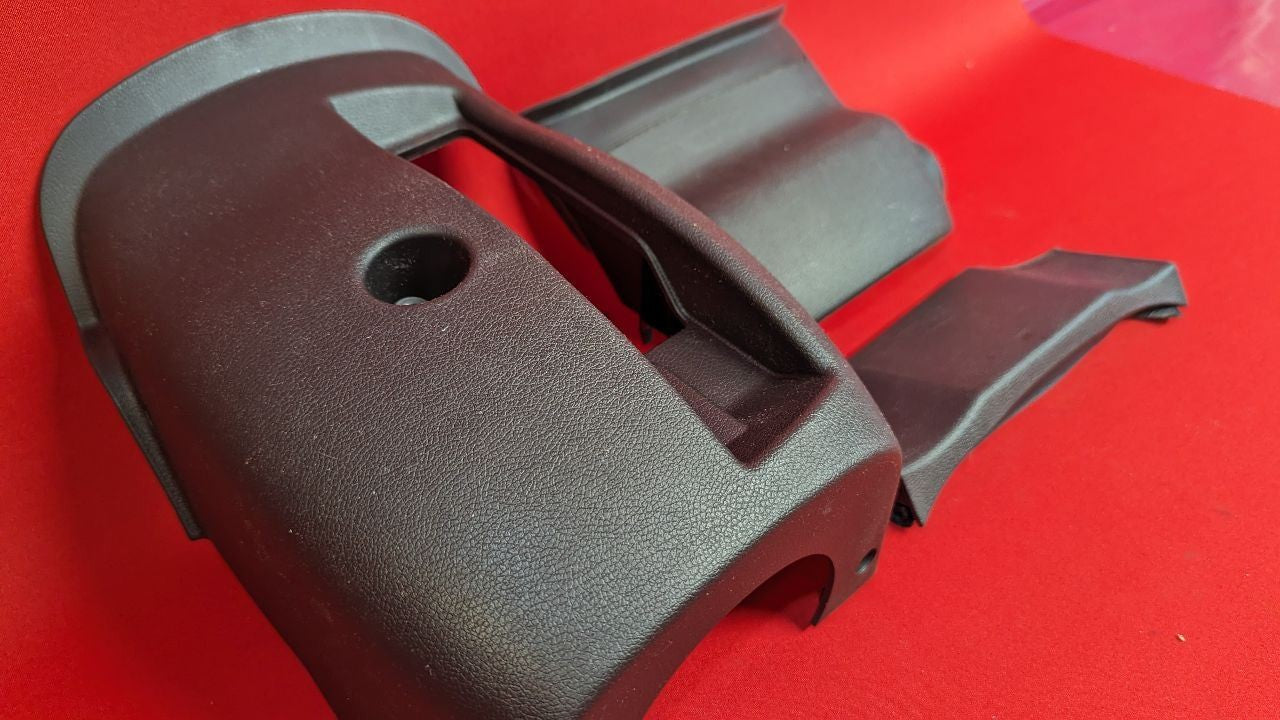 2011-2015 Hyundai Sonata Hybrid Steering Column Cover Trim Bezel Shroud Set of 3