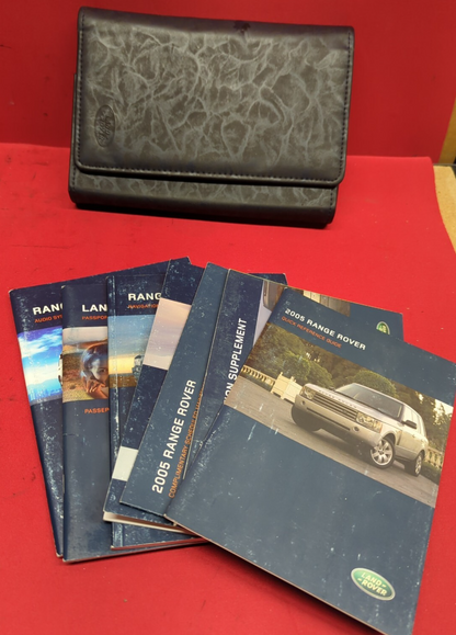 2005 Land Rover Range Rover HSE Information Booklet Owner Manual Set