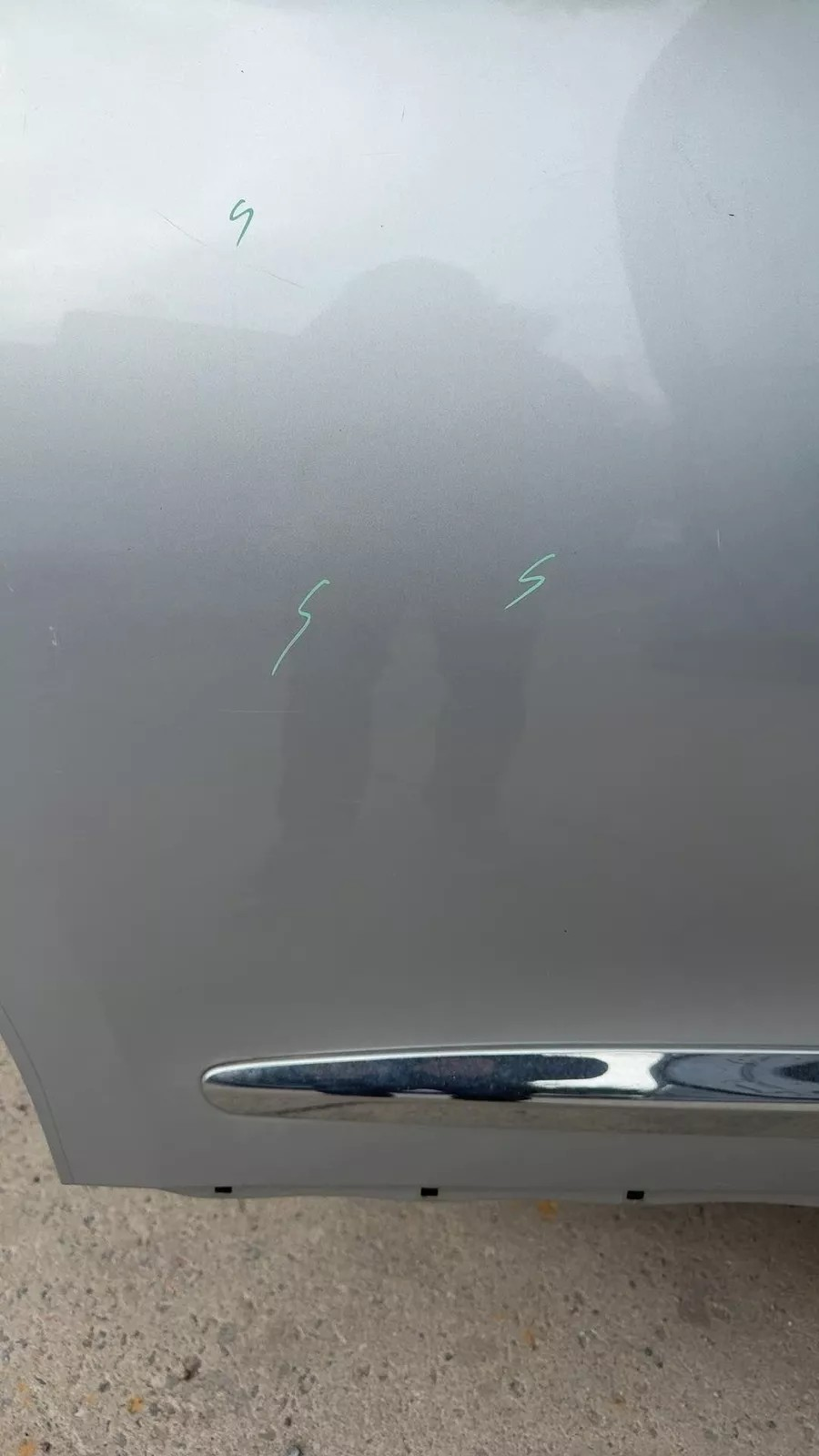 2013 Infiniti JX35 Right Rear Passenger Door K23 Brilliant Silver - Used Grade B