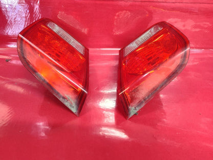 01-02 Honda Civic Coupe Deck Trunk Mounted Tail Light Lamps SET w/ Bulbs