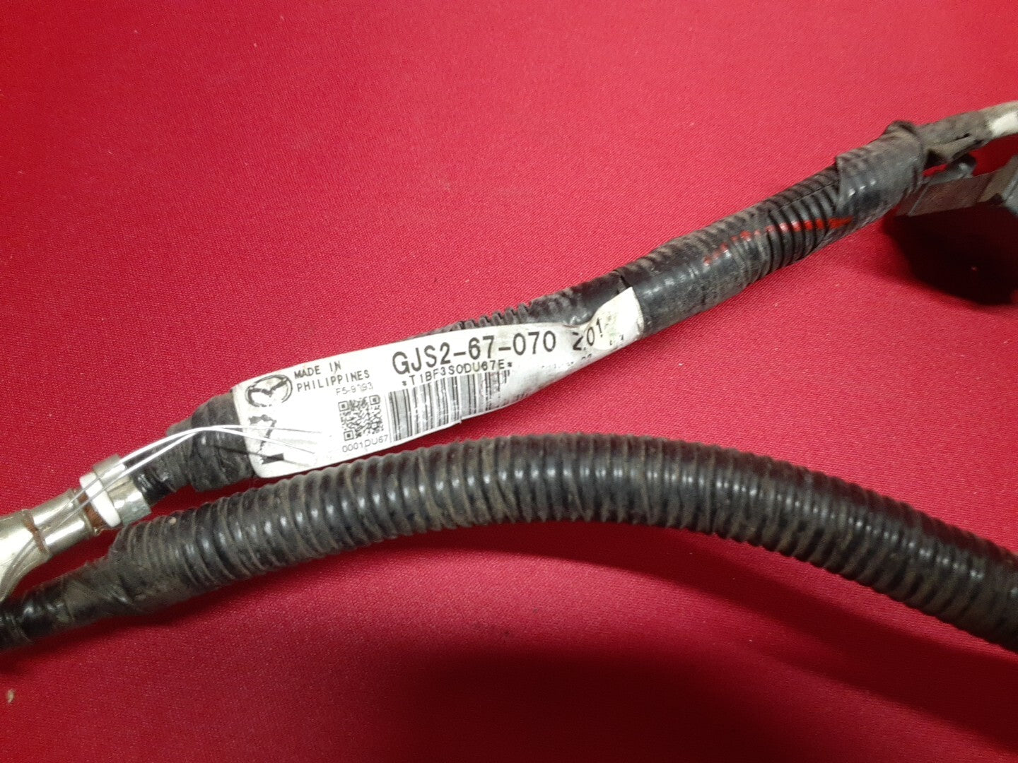 2014 - 2023 Mazda 2.5L L4 A/T Alternator to Battery Negative Cable Wire HARNESS